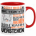 Haustiersanitäter Geschenk Kaffee-Tasse Geschenkidee für Haustiersanitäter Ich Bin Haustiersanitäter Ich Kann Es Dir Erklären Jedoch Nicht Für Dich Verstehen Spruch Lustig Rot Trendation
