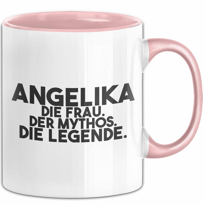 Angelika Tasse Angelika – Die Frau. Der Mythos. Die Legende. Geschenk Rosa Trendation