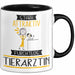 Tierärztin Tasse Geschenk Becher Stark Attraktiv Furchtlos Tierärztin Lustige Geschenkidee Trendation