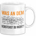 Maschinenbauingenieur Ingenieurwesen Tasse Geschenk Lustige Geschenkidee Spruch Was An Dem Verstehst Du Nicht Weiß Trendation