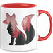 Fuchs Tierliebhaber Tasse Geschenk Lustige Geschenkidee Spruch Rot Trendation