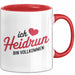 Heidrun Tasse Geschenk Ich Bin Vollkommen Heidrun Geschenkidee Geburtstag Rot Trendation