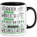 Wildnislehrerin Tasse Lustiges Geschenk Studieren Kann Wirklich Jeder Nur Die Besten Werden Wildnislehrerin Schwarz Trendation