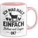 Ziegenbauer Ziegen Tier Tasse Geschenk Lustige Geschenkidee Spruch Ich Mag Halt Einfach Hühner Und Ziegen Rosa Trendation
