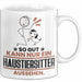 Haustiersitter Geschenk Tasse So Gut Kann Nur Ein Haustiersitter Aussehen Geschenkidee Kaffee-Becher Weiß Trendation