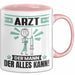 Arzt Tasse Geschenk für Arzt Der Mann Der Alles Kann Geschenkidee zum Geburtstag Rosa Trendation