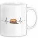 Deutschland Deutsches Fleisch Leberkäse Herzschlag Tasse Geschenk Lustige Geschenkidee Spruch Weiß Trendation