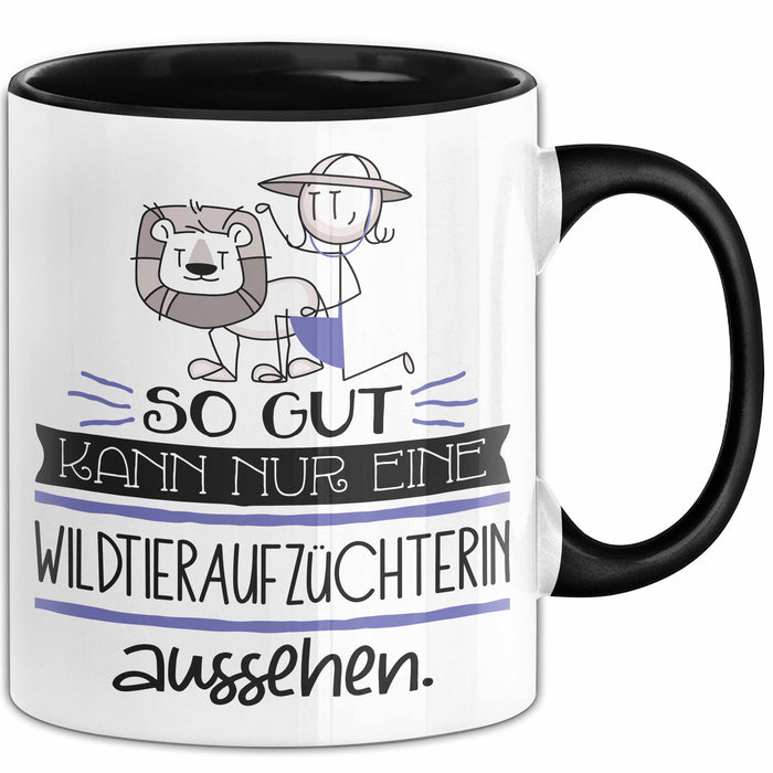Wildtieraufzüchterin Geschenk Tasse So Gut Kann Nur Eine Wildtieraufzüchterin Aussehen Geschenkidee Geburtstag Weihnachten Lustig Trendation