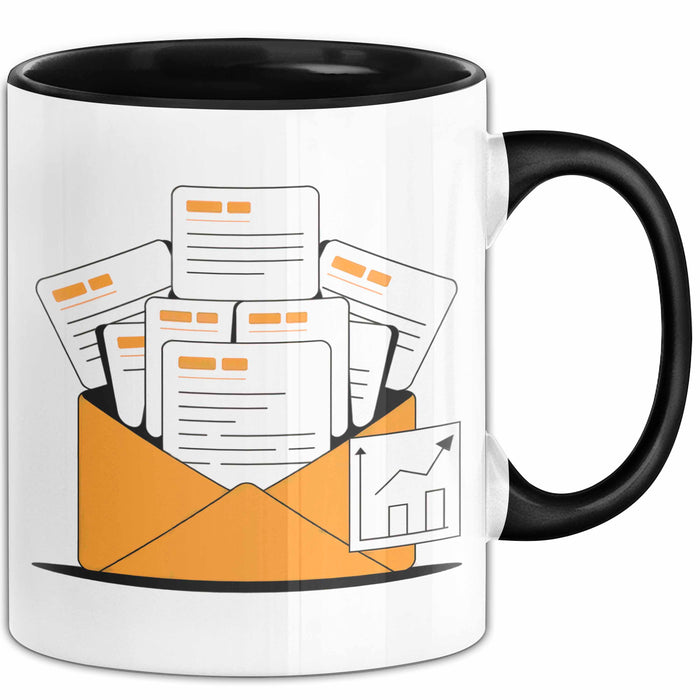 E Mail Marketer Tasse Geschenk Lustige Geschenkidee Spruch Für Inbox Strategen Trendation