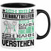 Tierarzthelfer Geschenk Kaffee-Tasse Geschenkidee für Tierarzthelfer Ich Bin Tierarzthelfer Ich Kann Es Dir Erklären Jedoch Nicht Für Dich Verstehen Spruch Lustig Schwarz Trendation