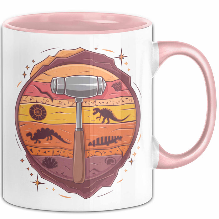 Geologe Tasse Geschenk Lustige Geschenkidee Spruch Für Erd Entdecker Rosa Trendation