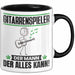 Gitarrenspieler Tasse Geschenk für Gitarrenspieler Der Mann Der Alles Kann Geschenkidee zum Geburtstag Schwarz Trendation