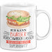 Burger-Liebhaber Tasse Geschenk Ich Kann Cheeseburger Verschwinden Lassen Was Ist Deine Superkraft Weiß Trendation
