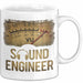 Toningenieur Ingenieurwesen Tasse Geschenk Lustige Geschenkidee Spruch Tontechniker Vu Meter Weiß Trendation