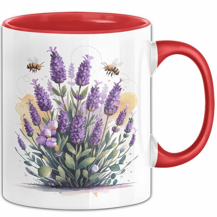 Gärtner Tasse Geschenkidee für Pflanzenliebhaber Spruch Rot Trendation