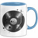 Vinyl Schallplatten Musikliebhaber Musiker Tasse Geschenk Lustige Geschenkidee Spruch Blau Trendation