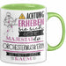Orchestermusikerin Tasse Geschenk Lustiger Spruch Bitte Erheben Sie Sich Seine Majestät Die Orchestermusikerin Betritt Den Raum Grün Trendation
