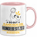 Hundebesitzer Geschenk Tasse So Gut Kann Nur Ein Hundebesitzer Aussehen Geschenkidee Kaffee-Becher Rosa Trendation