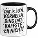Kornelia Tasse Geschenk Dat Is So'n Kornelia Ding Dat Raffste Eh Nicht Geschenkidee Becher mit Name Schwarz Trendation