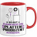 Plattenproduzent Geschenk Tasse So Gut Kann Nur Ein Plattenproduzent Aussehen Geschenkidee Kaffee-Becher Rot Trendation