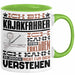 Kajakfahrer Geschenk Tasse Lustige Geschenkdiee für einen Kajakfahrer Geburtstag Ich Bin Kajakfahrer Ich Kann Es Dir Erklären Aber Nicht Für Dich Verstehen Grün Trendation