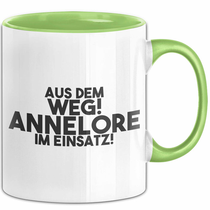 Annelore Tasse Aus Dem Weg! Annelore Im Einsatz! Geschenk