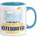 Kitesurfer Geschenk Tasse So Gut Kann Nur Ein Kitesurfer Aussehen Geschenkidee Kaffee-Becher Blau Trendation