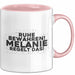 Melanie Tasse Ruhe Bewahren! Melanie Regelt Das! Geschenk Rosa Trendation