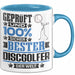 Discgolfer Geschenk Lustiger Spruch für Discgolfer Geschenkidee Bester Discgolfer Der Welt Blau Trendation