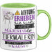 Tiermalerin Tasse Geschenk Lustiger Spruch Bitte Erheben Sie Sich Seine Majestät Die Tiermalerin Betritt Den Raum Grün Trendation