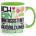 Diätassistent Ausbildung Tasse Geschenk Ich Bin Diätassistent In Der Ausbildung Ich Darf Das Geschenkidee Spruch Grün Trendation