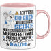 Musikfestival-Besucher Geschenk Tasse Lustiger Spruch Erheben Sie Sich Der Musikfestival-Besucher Betritt den Raum Rosa Trendation