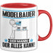 Modelbauer Tasse Geschenk für Modelbauer Der Mann Der Alles Kann Geschenkidee zum Geburtstag Rot Trendation