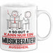 Musikberater Geschenk Tasse So Gut Kann Nur Ein Musikberater Aussehen Geschenkidee Kaffee-Becher Weiß Trendation