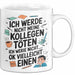 Bürokollege Tasse Geschenkidee Ich Töte Meine Kollegen Nicht Weiß Trendation