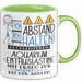 Aquarium-Enthusiastin Tasse Geschenk Lustig Abstand Halten Hochleistungs-Aquarium-Enthusiastin Mit Drang Zur Perfektion Bei Der Arbeit Grün Trendation