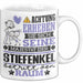 Stiefenkel Geschenk Tasse Lustiger Spruch Erheben Sie Sich Der Stiefenkel Betritt den Raum Weiß Trendation