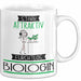 Biologin Tasse Geschenk Becher Stark Attraktiv Furchtlos Biologin Lustige Geschenkidee Weiß Trendation