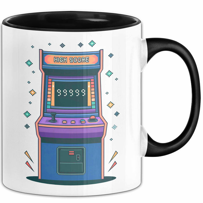 Arcade Enthusiast Tasse Geschenk Lustige Geschenkidee Spruch Für Highscore Jäger Trendation