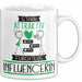 Influencerin Tasse Geschenk Becher Stark Attraktiv Furchtlos Influencerin Lustige Geschenkidee Weiß Trendation