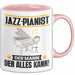 Jazz-Pianist Tasse Geschenk für Jazz-Pianist Der Mann Der Alles Kann Geschenkidee zum Geburtstag Rosa Trendation