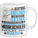 Musikschüler Geschenk Tasse Lustiger Spruch Erheben Sie Sich Der Musikschüler Betritt den Raum Weiß Trendation