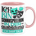 Schauspielerin Ausbildung Start Geschenk Tasse Ich Bin Schauspielerin In Der Ausbildung Ich Darf Das Kaffee-Becher Geschenkidee Rosa Trendation