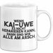Kai-Uwe Tasse Wenn Kai-Uwe Nicht Repariert, Sind Wir Am Arsch Geschenk Weiß Trendation