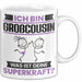 Großcousin Tasse Geschenk für Großcousin Geburtstag Lustiger Spruch Kaffee-Becher Was Ist Deine Superkraft Weiß Trendation