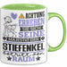 Stiefenkel Geschenk Tasse Lustiger Spruch Erheben Sie Sich Der Stiefenkel Betritt den Raum Grün Trendation