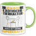 Exotische Tierhalter Tasse Geschenk für Exotische Tierhalter Geburtstag Lustiger Spruch Kaffee-Becher Was Ist Deine Superkraft Grün Trendation