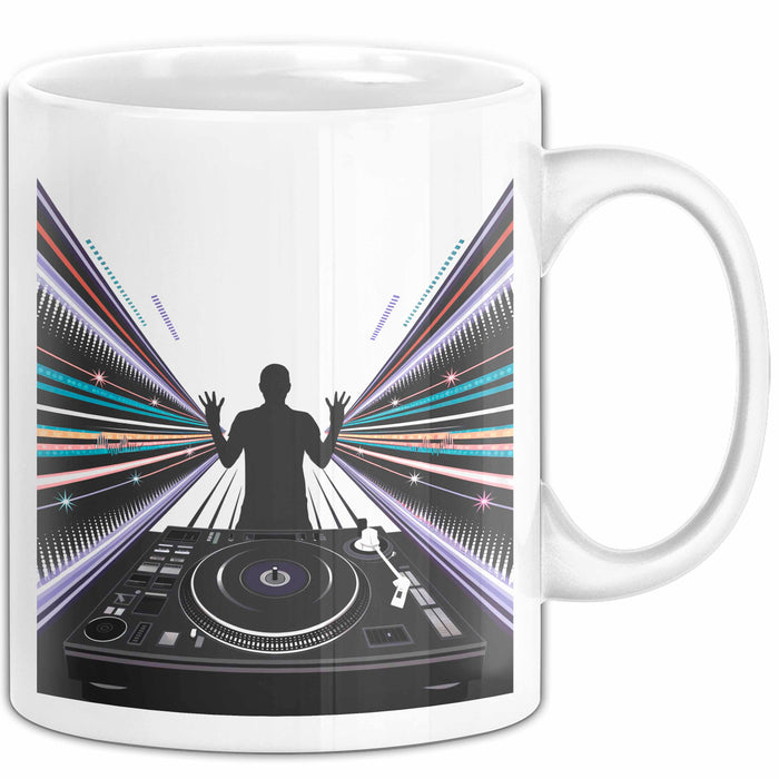 DJ Tasse Geschenk Lustige Geschenkidee Spruch Für Beat Macher Weiß Trendation