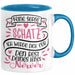 Valentinstag Tasse Geschenk für Ihn Sie Männer Für Paare Freundin Geschenkidee Kaffee-Becher Liebe Keine Sorge Schatz Ich Werde Dich Den Rest Deines Lebens Nerven Blau Trendation