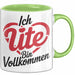 Ute Tasse Geschenk Ich Bin Vollkommen Ute Geschenkidee Geburtstag Grün Trendation